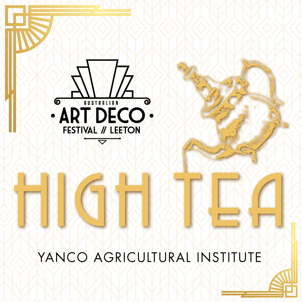 art deco festival past event banner high tea 2022