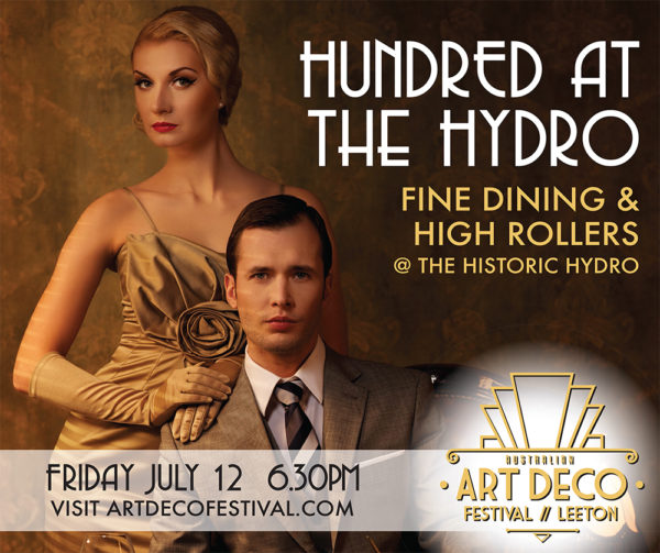art deco festival past event banner hundred at the hydro 2019