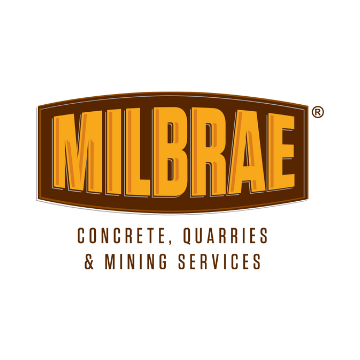 logo for aadf sponsor milbrae concrete quarries and mining services